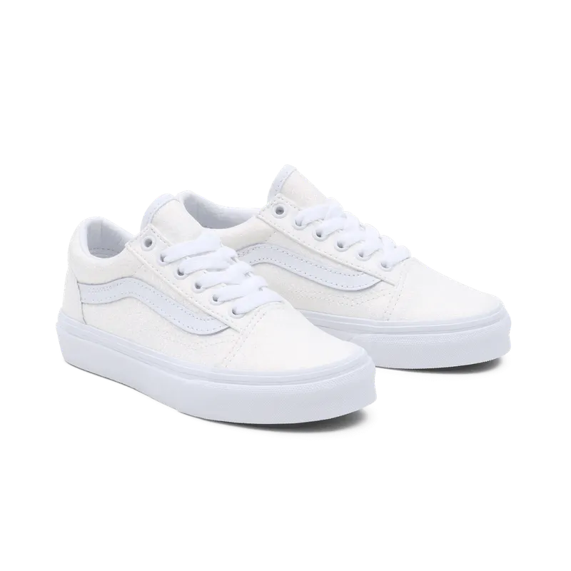 VANS Glitter Old Skool Kinderschoenen Wit (VN0005WVWHT)