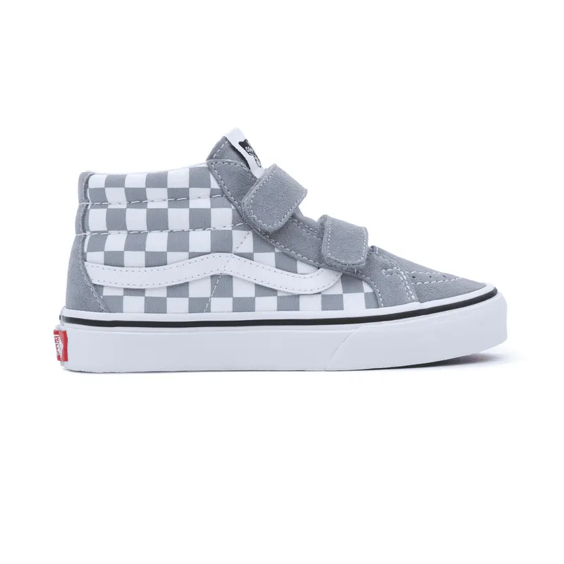 VANS Color Theory Sk8-mid Reissue Kinderschoenen Met Klittenband Grijs (VN0A38HHBM7)