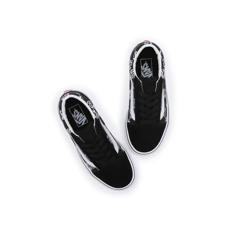 VANS Zebra Daze Old Skool Kinderschoenen Zwart (VN0A7Q5FBMA)