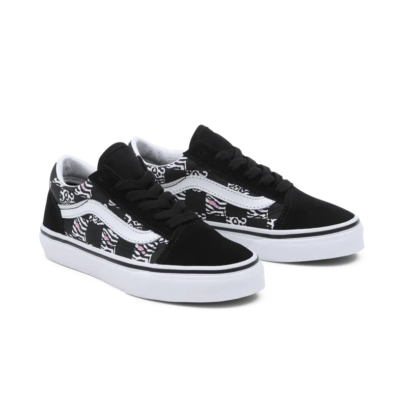 VANS Zebra Daze Old Skool Kinderschoenen Zwart (VN0A7Q5FBMA)
