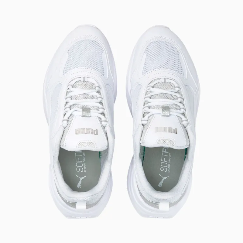 Puma Cassia Distressed Zilver/Wit (387645-02)