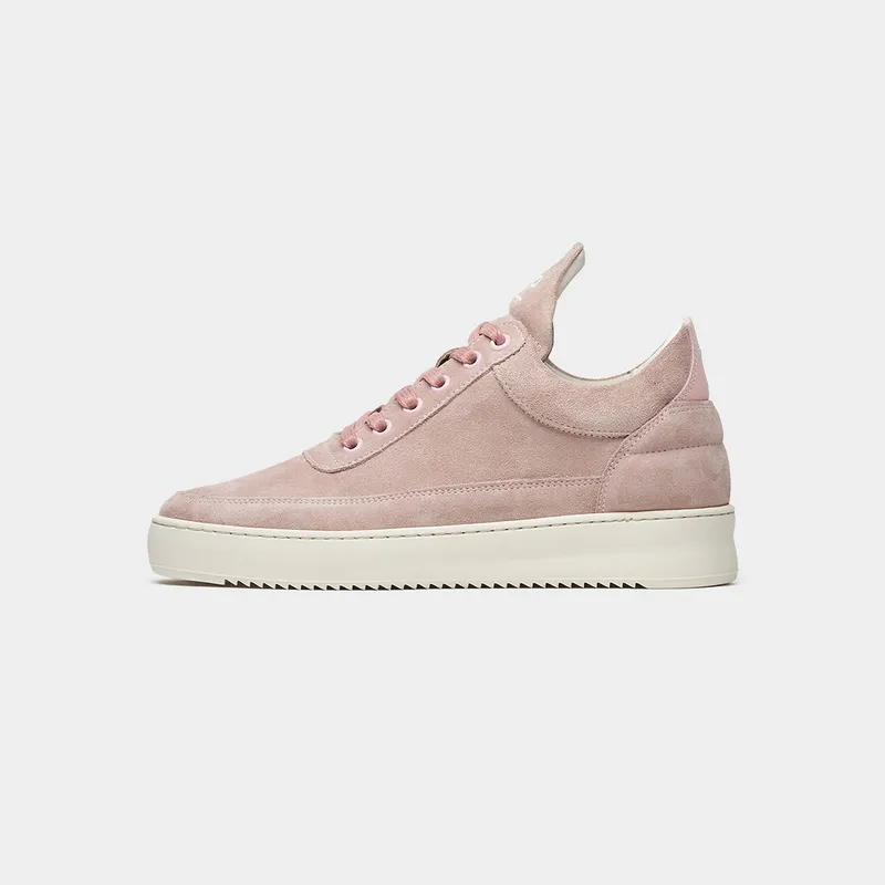 Filling Pieces Low Top Suede Rosa