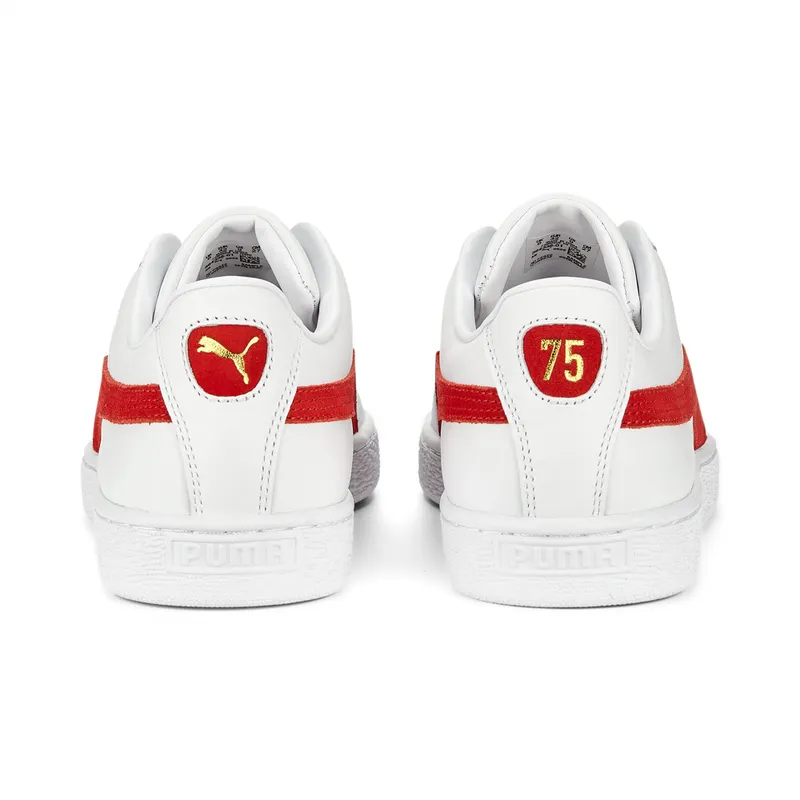 Puma Basket Classic 75Y Goud/Rood/Wit (394338-01)
