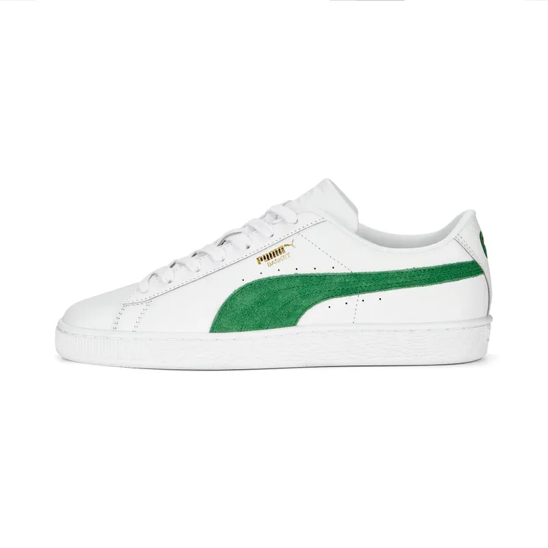 Puma Basket Classic 75Y Goud/Groen/Wit (394338-02)