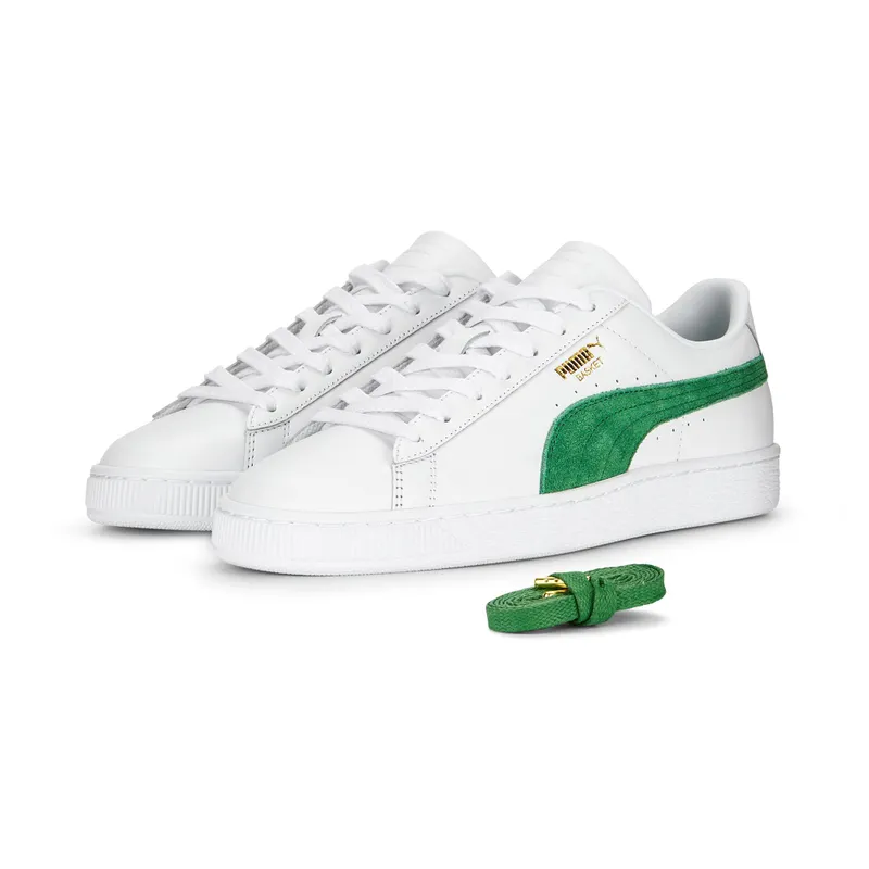 Puma Basket Classic 75Y Goud/Groen/Wit (394338-02)
