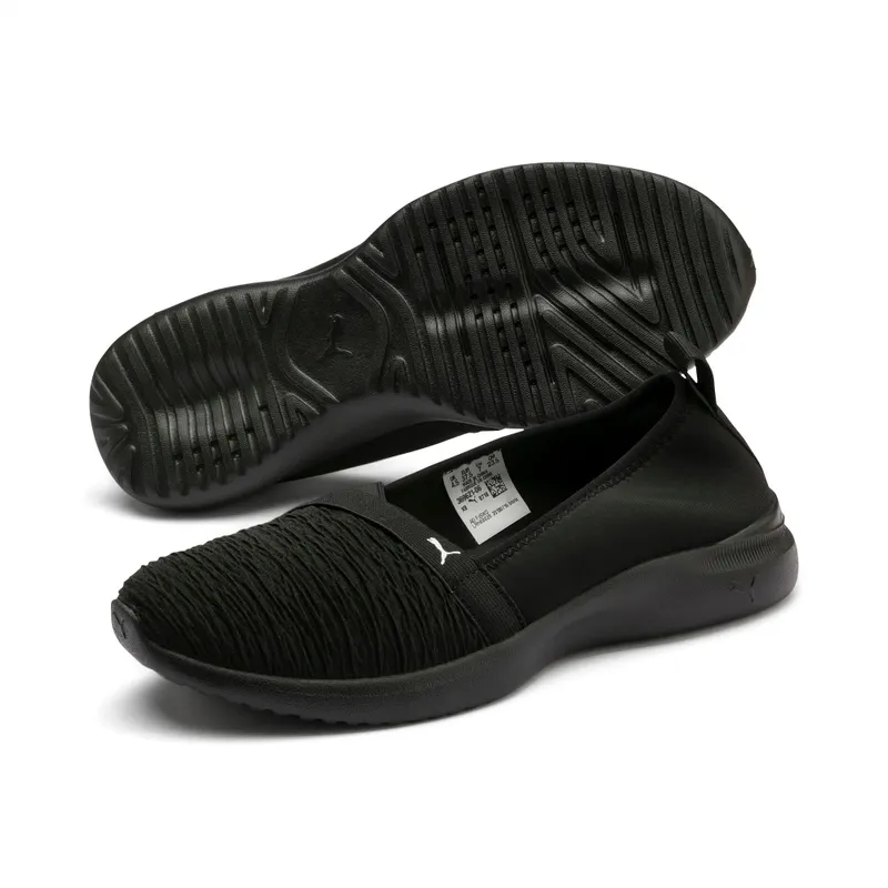 Puma Adelina Slip-On Wit/Zwart (369621-06)