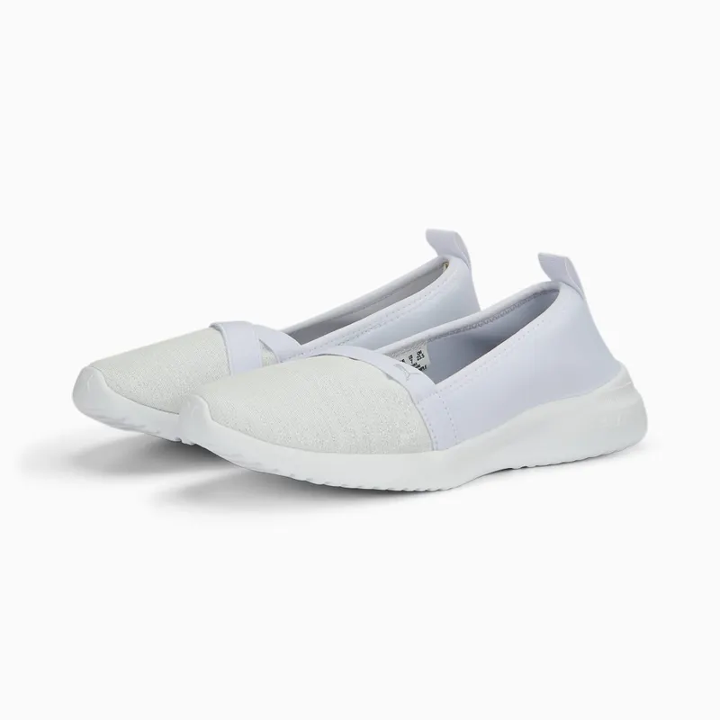 Puma Adelina Space Metallics Zilver/Wit (389294-02)