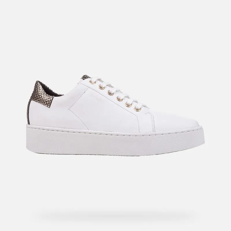 Geox Skyely Woman white/light gold (D16QXC085MAC1327)