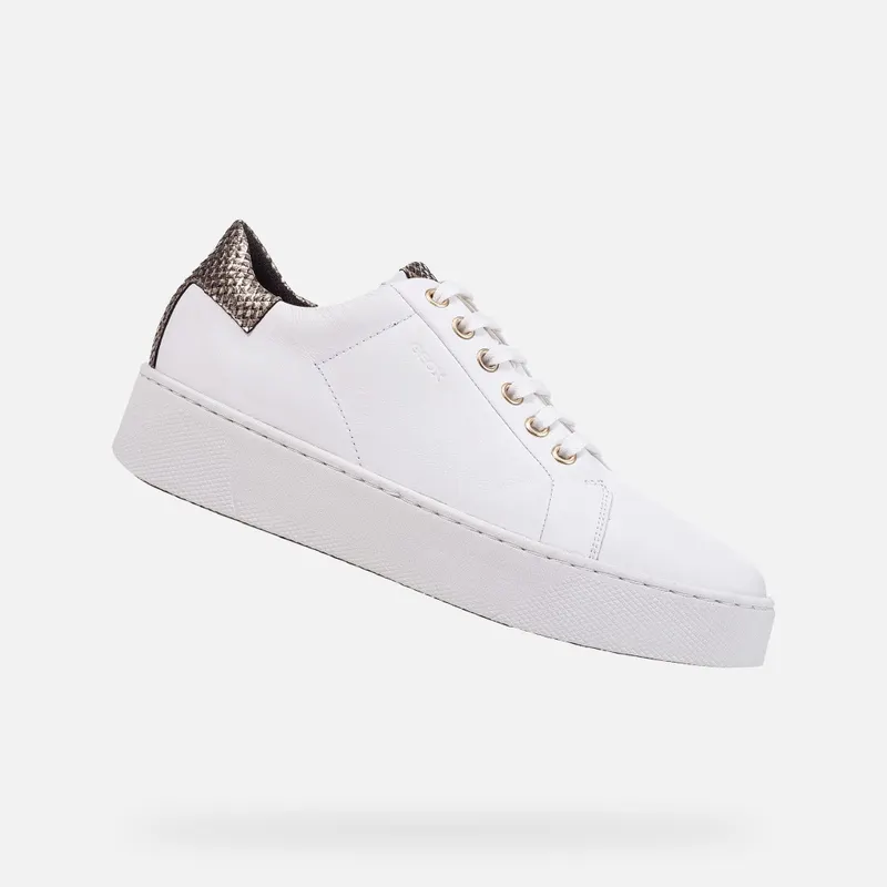 Geox Skyely Woman white/light gold (D16QXC085MAC1327)