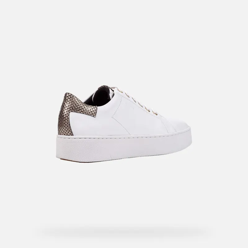 Geox Skyely Woman white/light gold (D16QXC085MAC1327)