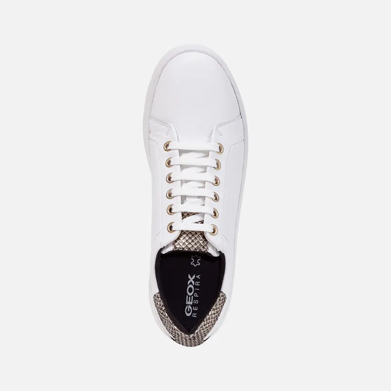 Geox Skyely Woman white/light gold (D16QXC085MAC1327)