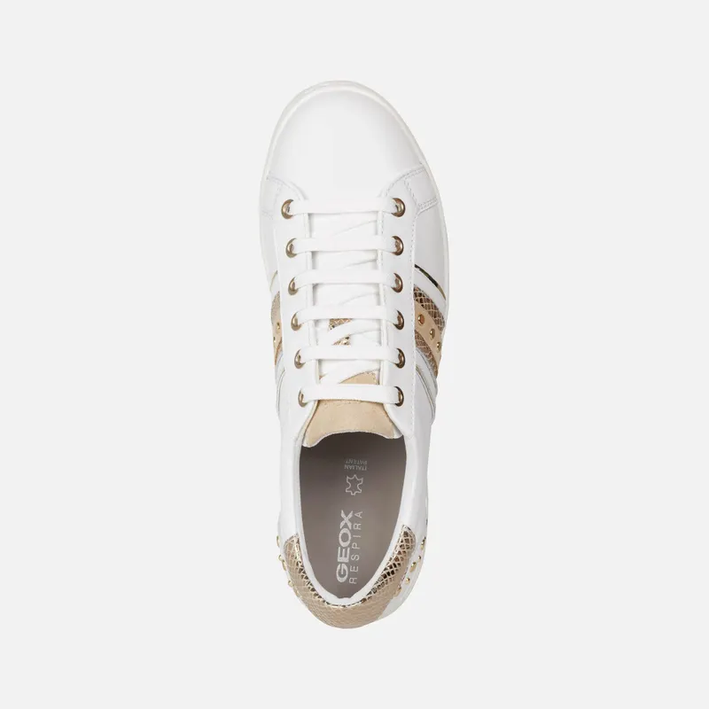 Geox Jaysen Woman white/gold (D151BA085RYC0232)