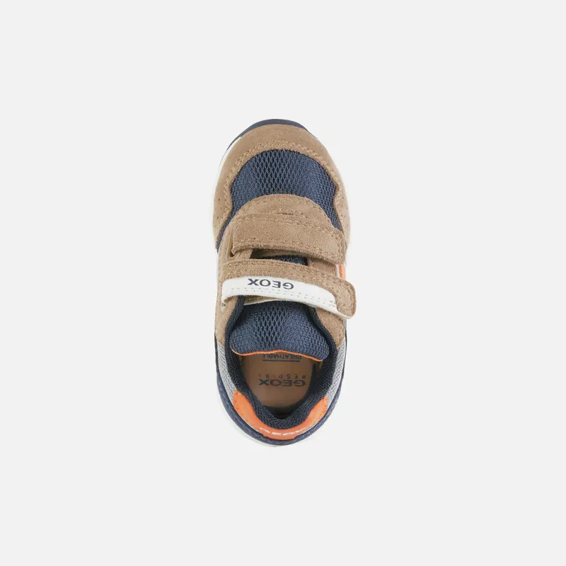 Geox Alben Toddler Boy cookie/navy (B043CD022FUC5JF4)