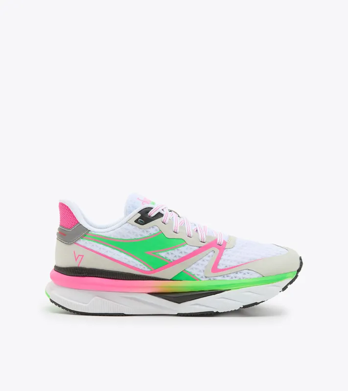Diadora Atomo V7000 W White / Green Fluo / Pink Fluo (101.179068_D0250)