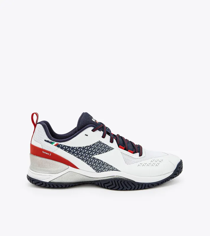 Diadora Blushield Torneo 2 Ag White / Blue Corsair / Fiery Red (101.179502_D0274)