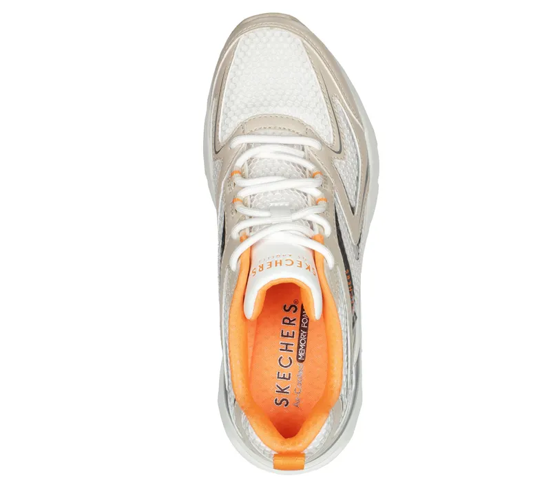 Skechers Tres-Air – Terti-Airy – Natuurlijk / Oranje (177426-NTOR)