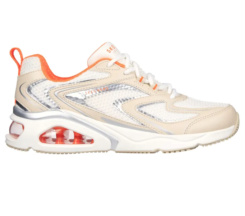 Skechers Tres-Air – Terti-Airy – Natuurlijk / Oranje (177426-NTOR)