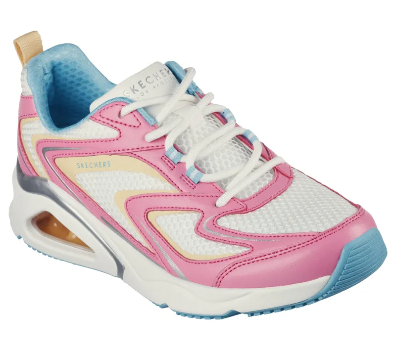 Skechers Tres-Air – Extraordin-Airy – Wit / Roze (177427-WPK)