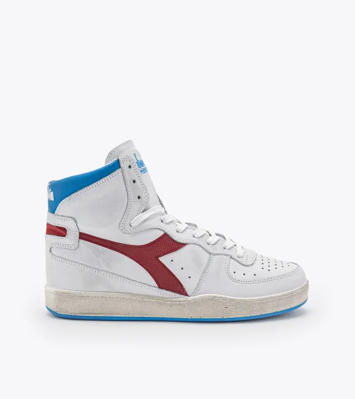 Diadora Mi Basket Used White / Bonnie Blue (201.158569_C0803)