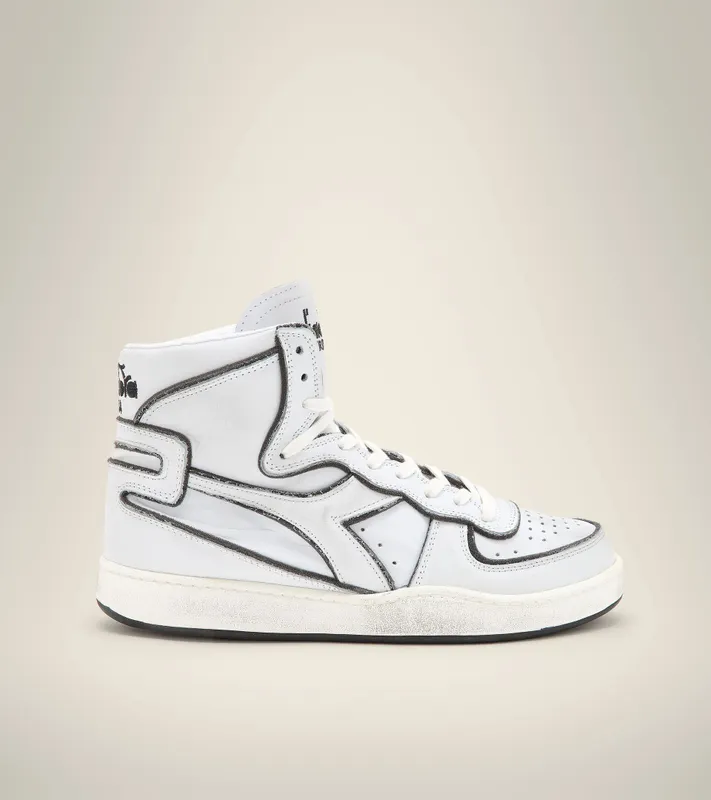Diadora Mi Basket Frame Used White / White / Black (201.179036_C1880)
