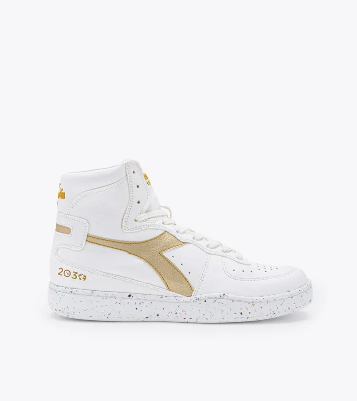 Diadora Mi Basket 2030 White / Rich Gold (c5363) (201.179038_C5363)
