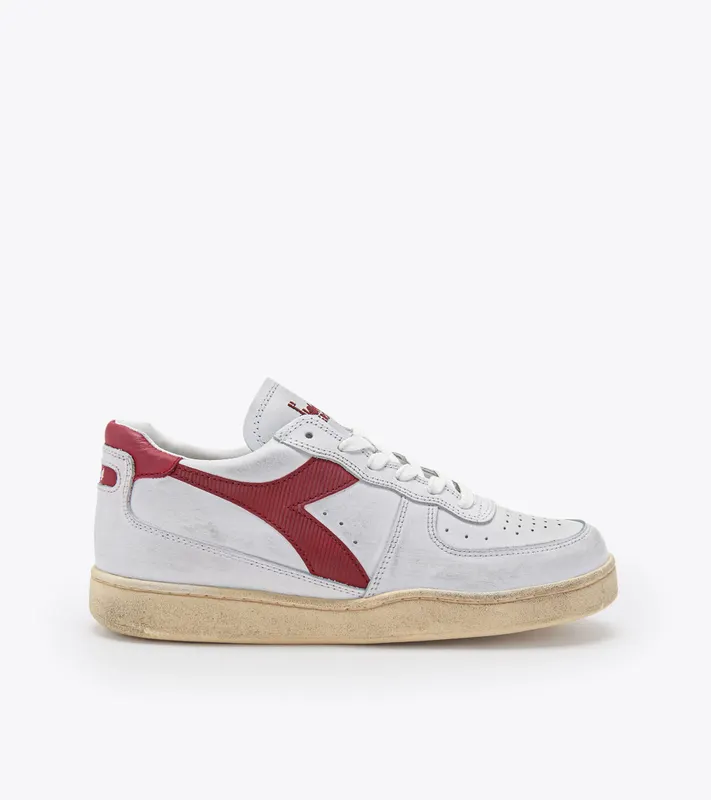 Diadora Mi Basket Low Used White / Garnet (201.179043_C7114)