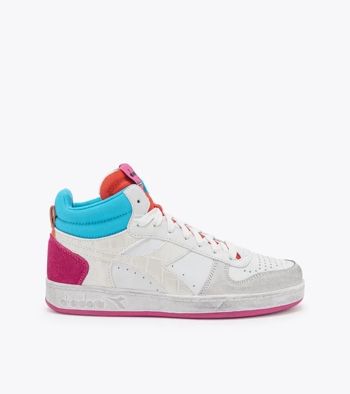 Diadora Magic Basket Demi Croco Wn Wht / Bachelor Button / Daiquiri (501.179302_D0293)
