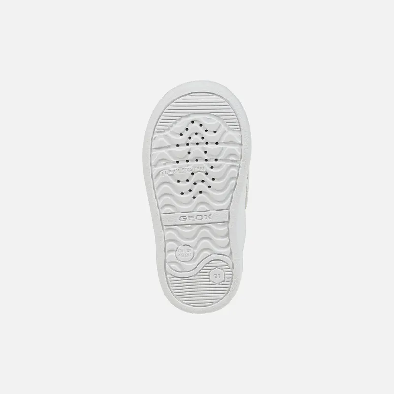 Geox Djrock Toddler Boy white/fluo yellow (B252CB000BCC0552)