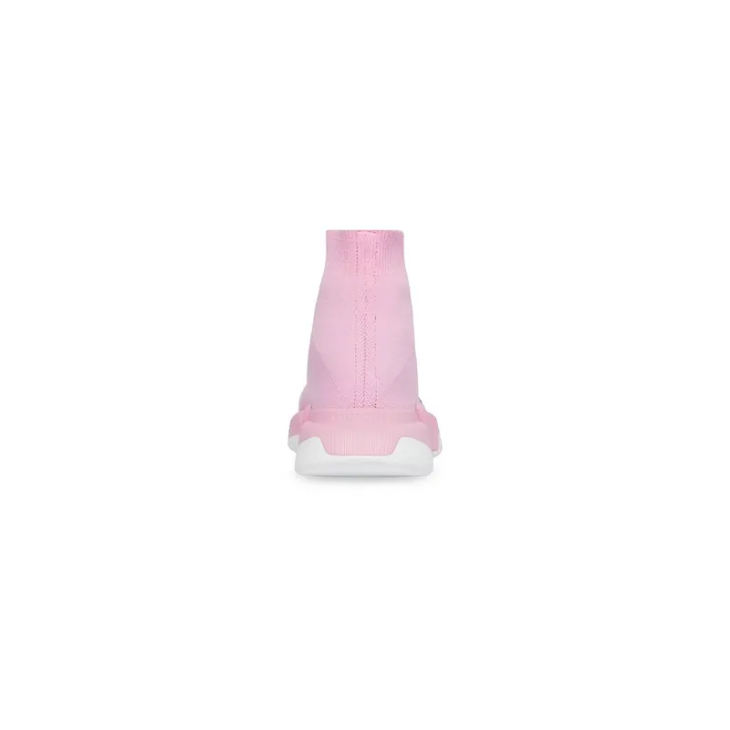 Balenciaga Speed 2.0 Recycled Knit Trainers With Bicolor Sole Light Pink (617196W2DB25259)