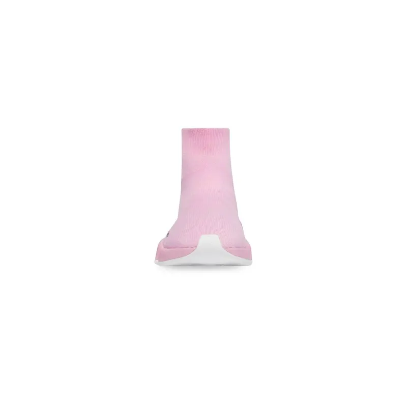 Balenciaga Speed 2.0 Recycled Knit Trainers With Bicolor Sole Light Pink (617196W2DB25259)