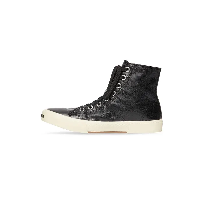 Balenciaga Paris High Top Trainers Black (688752W3RCA1090)