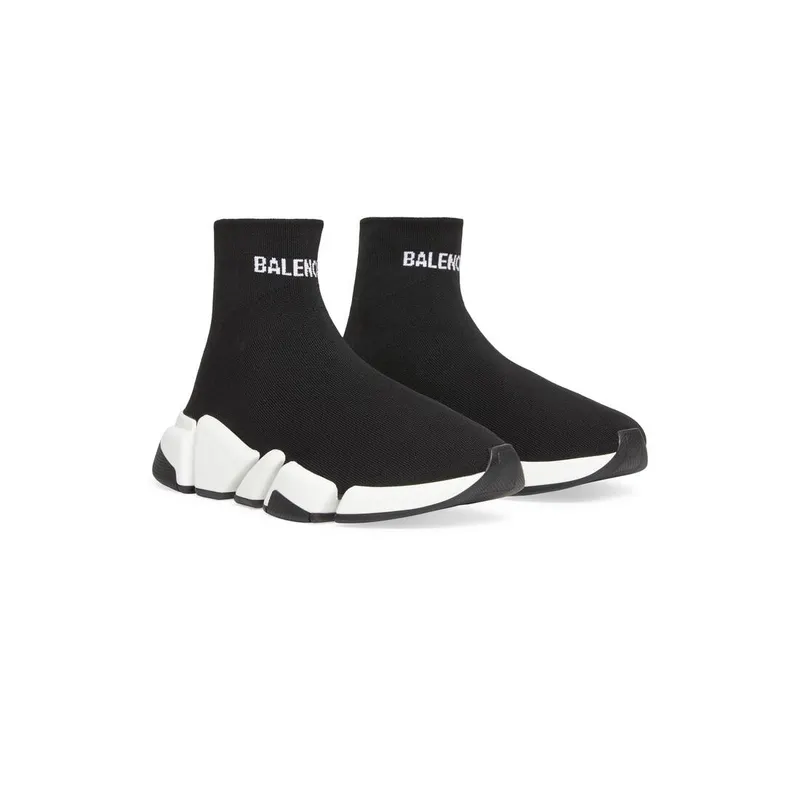 Balenciaga Speed 2.0 Lift Recycled Knit Trainers Black (693365W2HV11090)