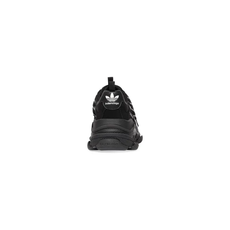 Balenciaga Balenciaga / Adidas Triple S Trainers Black (712764W2ZB21090)