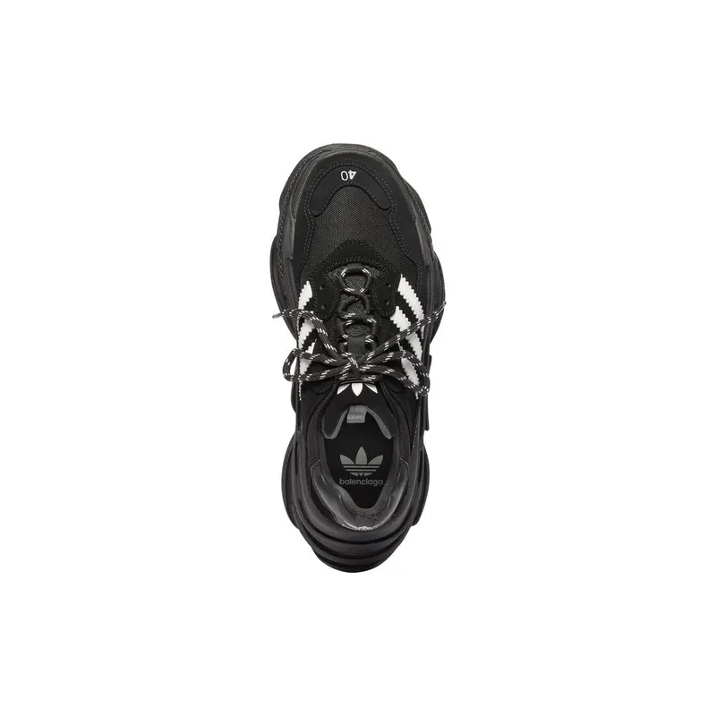 Balenciaga Balenciaga / Adidas Triple S Trainers Black (712764W2ZB21090)