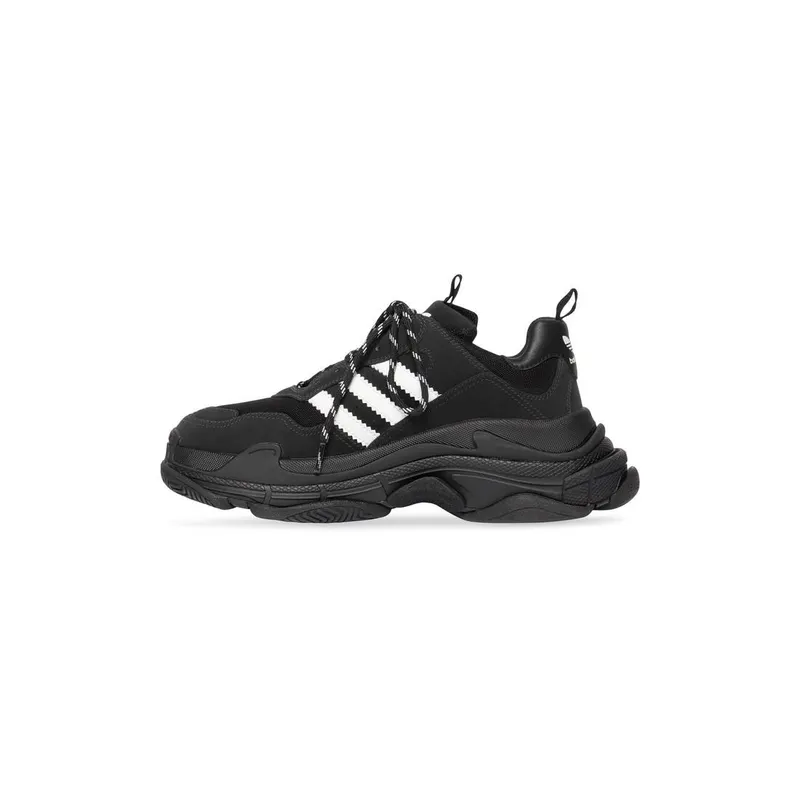 Balenciaga Balenciaga / Adidas Triple S Trainers Black (712764W2ZB21090)
