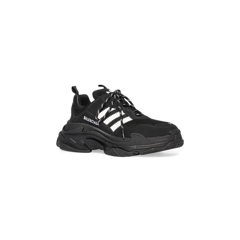 Balenciaga Balenciaga / Adidas Triple S Trainers Black (712764W2ZB21090)