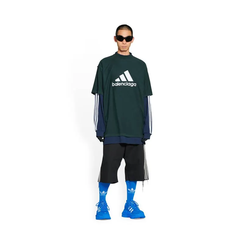 Balenciaga Balenciaga / Adidas Triple S Trainers Blue (712821W2ZB24090)