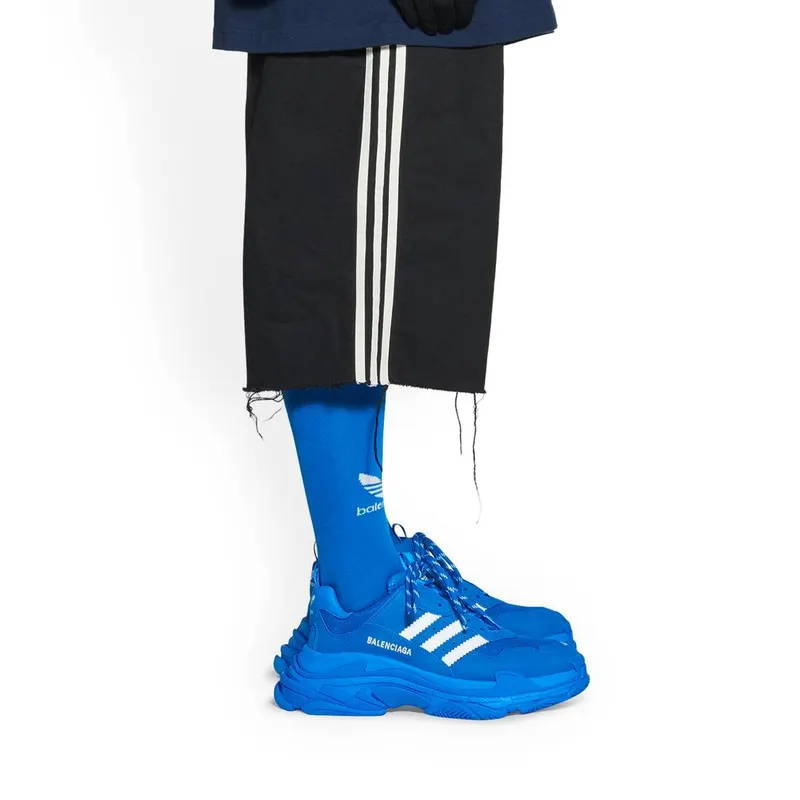 Balenciaga Balenciaga / Adidas Triple S Trainers Blue (712821W2ZB24090)