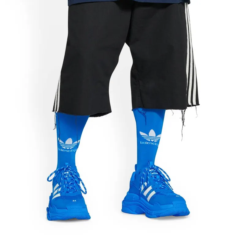 Balenciaga Balenciaga / Adidas Triple S Trainers Blue (712821W2ZB24090)