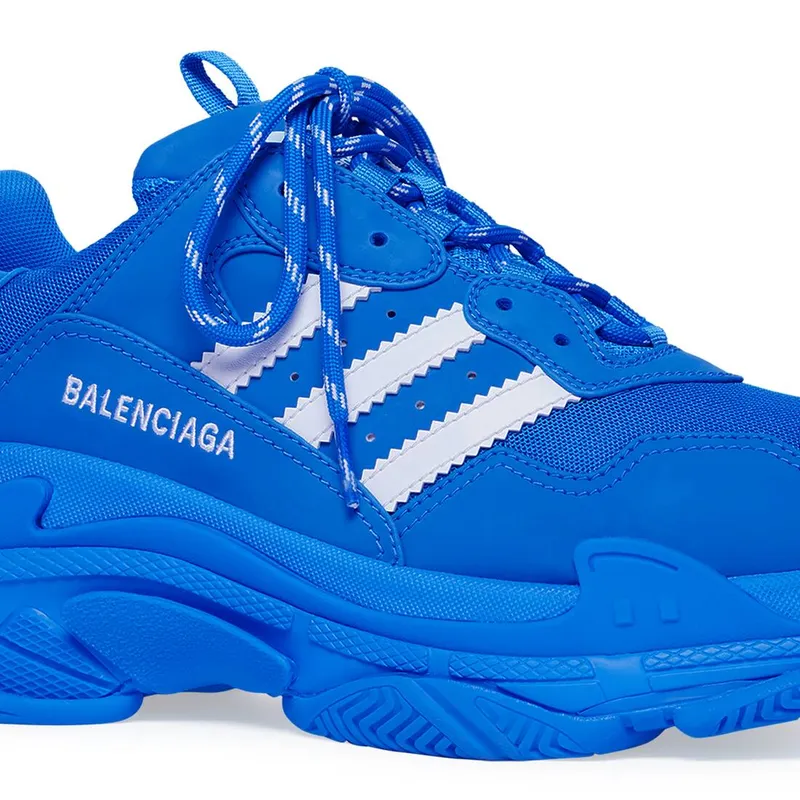Balenciaga Balenciaga / Adidas Triple S Trainers Blue (712821W2ZB24090)