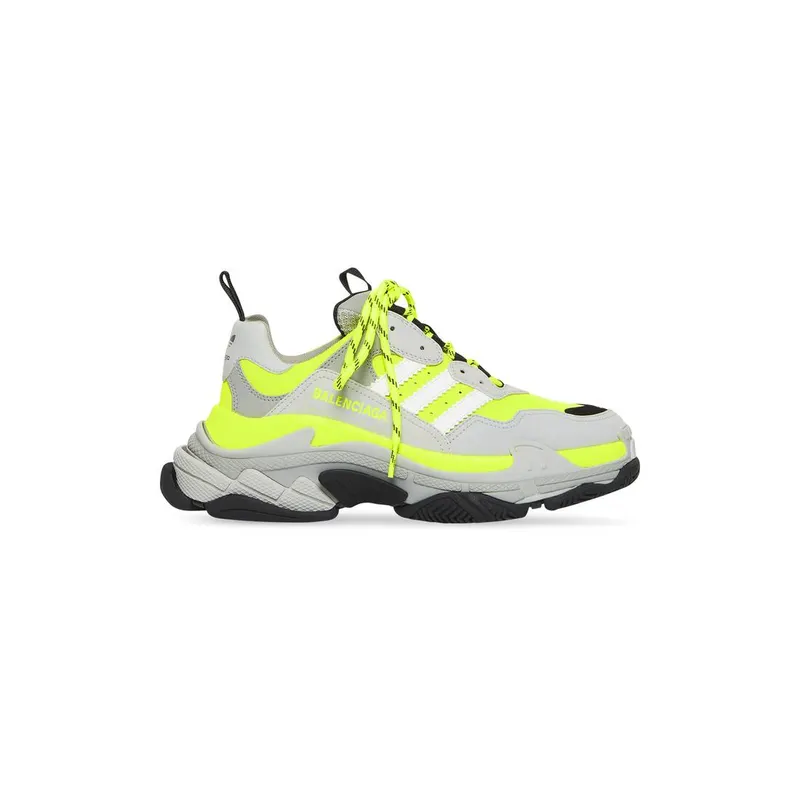 Balenciaga Balenciaga / Adidas Triple S Trainers Fluo Yellow (712821W2ZB57512)