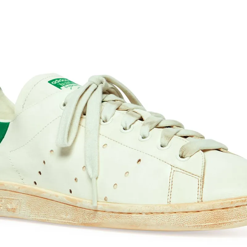 Balenciaga Balenciaga / Adidas Stan Smith Worn-out Trainers Off White (721835WBDV49703)