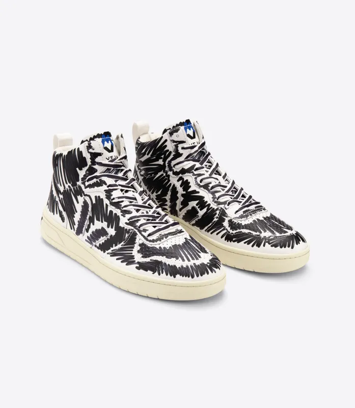 Veja V-15 LEATHER VEJA X MARNI FULL BLACK (VQ0203067A)
