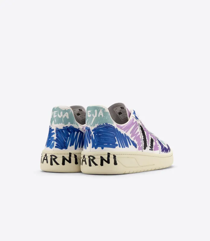 Veja V-10 LEATHER VEJA X MARNI ORCHID BLACK (VX0203081A)