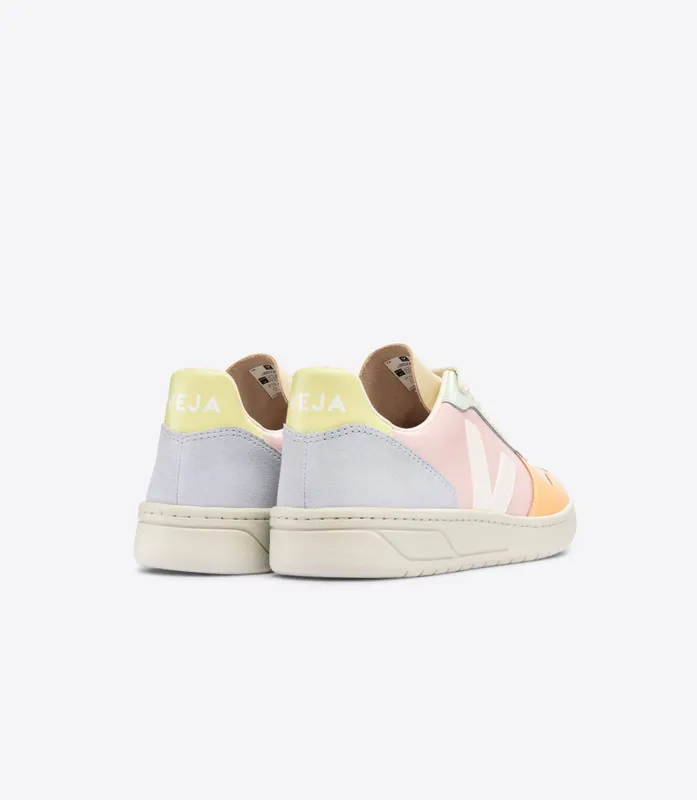 Veja V-10 LEATHER PETALE WHITE MULTICO (VX0203199A)