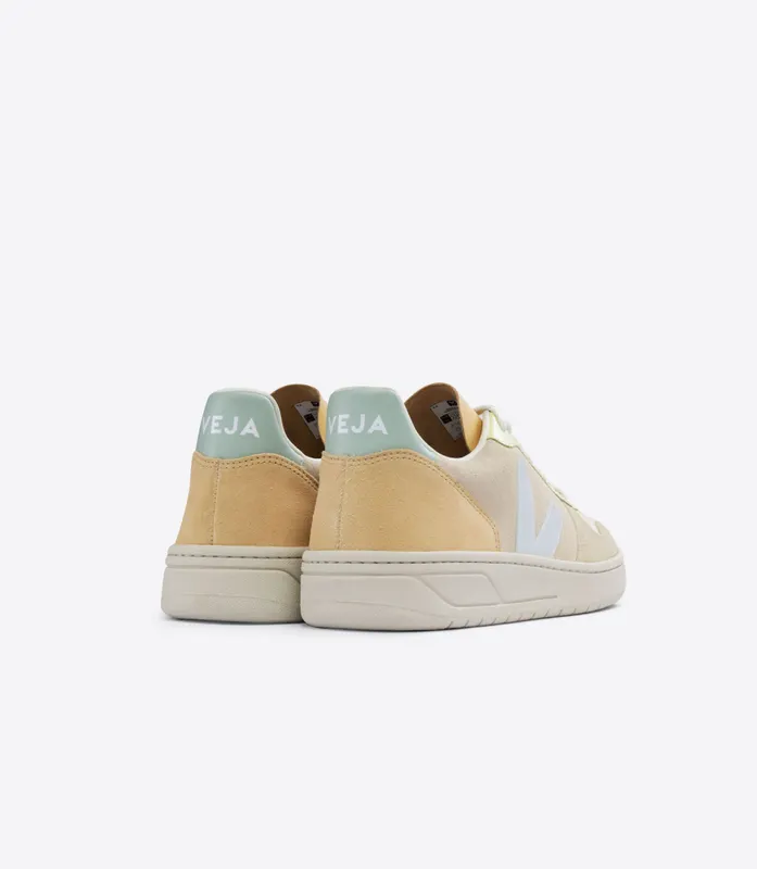 Veja V-10 SUEDE SABLE MENTHOL MULTICO (VX0303135A)