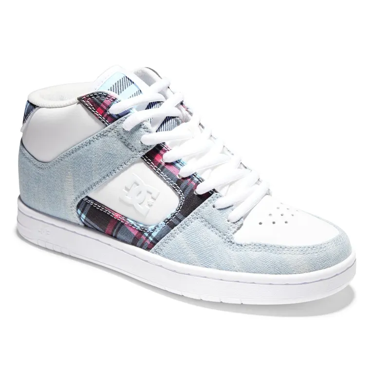 DC Shoes Manteca Mid white/plaid (ADJS100162-TPD)