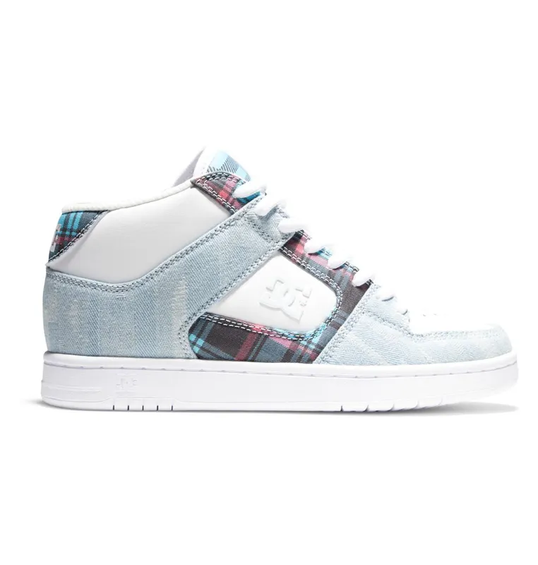 DC Shoes Manteca Mid white/plaid (ADJS100162-TPD)