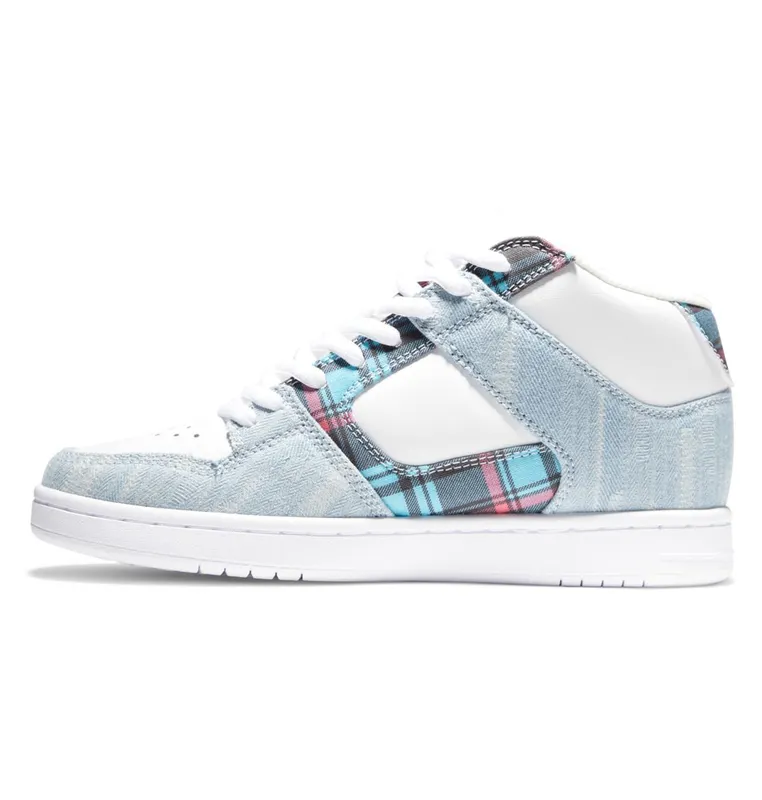 DC Shoes Manteca Mid white/plaid (ADJS100162-TPD)