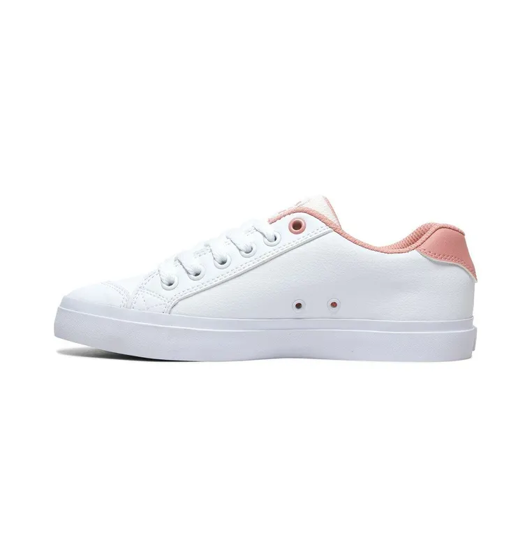 DC Shoes Chelsea Plus SE white/pink stencil (ADJS300235-WPS)